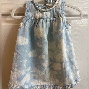 Tucker + Tate Light Blue and White Tie-Dye Dress